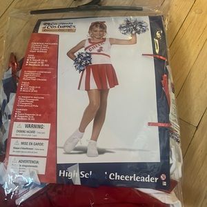 Halloween cheerleader costume child M 8-10